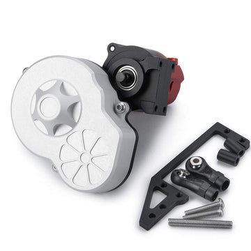 RC-Hub Metal Complete Transmission Case Gearbox with Dig Gear for 1:10 Axial SCX10 AX10 Wraith RC Crawler Car