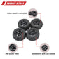 Rcawd 30% Upgrades 12Mm Hex Adapter Wheel Tire Set Pre-Glued For 1/16 1/18 Monster Truck Rubber Nylon With Foam Inserts Parts Fo