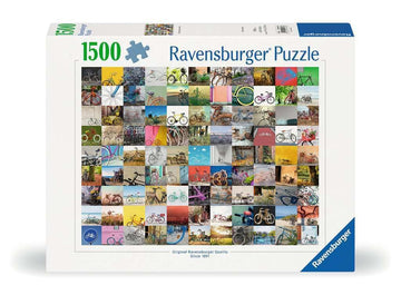 Ravensburger 99 Bicycles And More ... 1500 Piece Jigsaw Puzzle For Adults - 12000697 - Handcrafted Tooling, Made In Germany, Every Piece Fits Together Perfectly