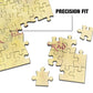The Lord Of The Rings Middle Earth Map 500 Piece Jigsaw Puzzle For Adults, 16' L X 21.5' W