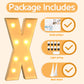 Imprsv 3Ft Marquee Light Up Letters X, Large Light Up Letters, Big Marquee Letters For Party Decorations Baby Shower Anniversary