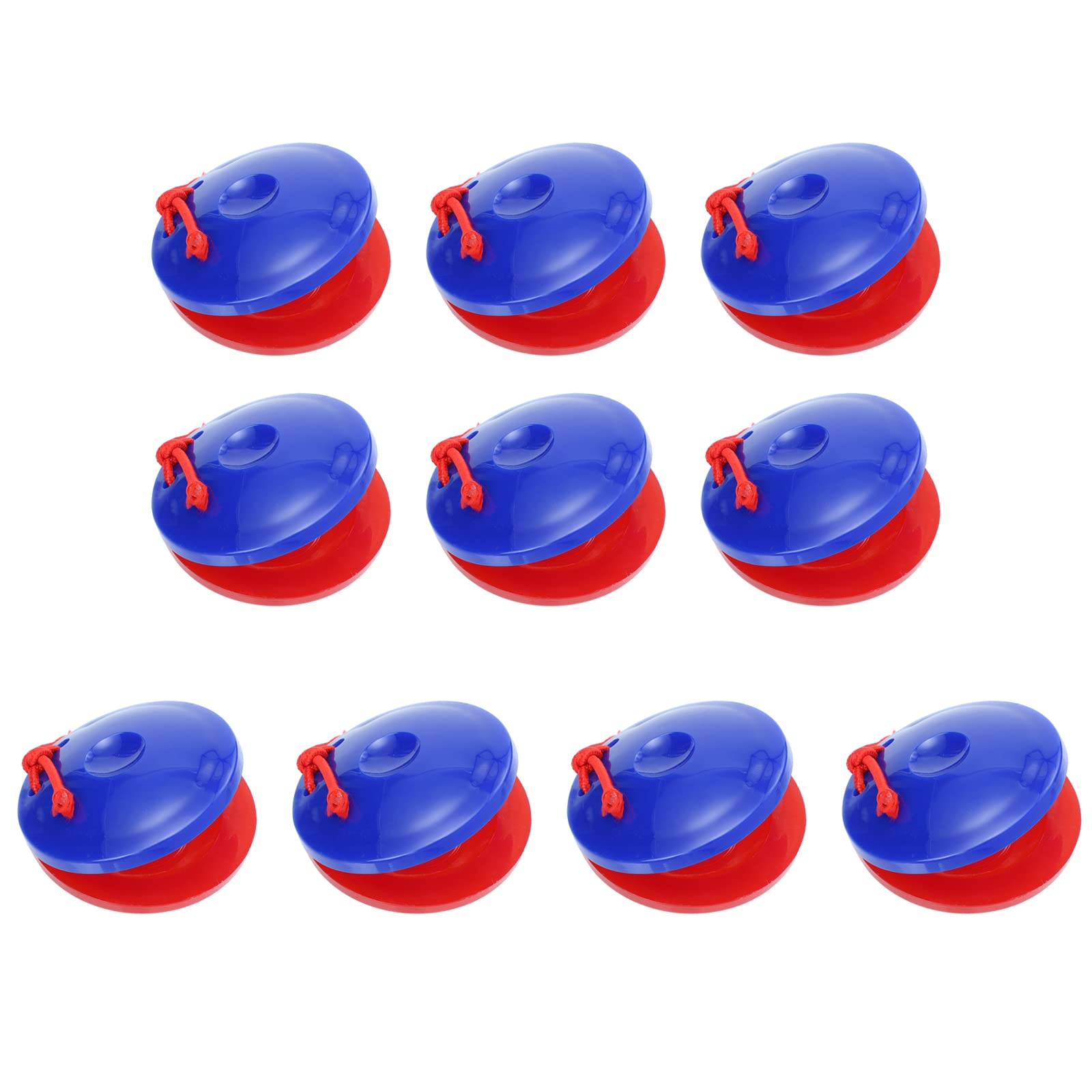 Elbme Kids Musical Toys 10Pcs Finger Castanets Education Castanets Toy Orff Percussion Tool Puzzle Toys_1