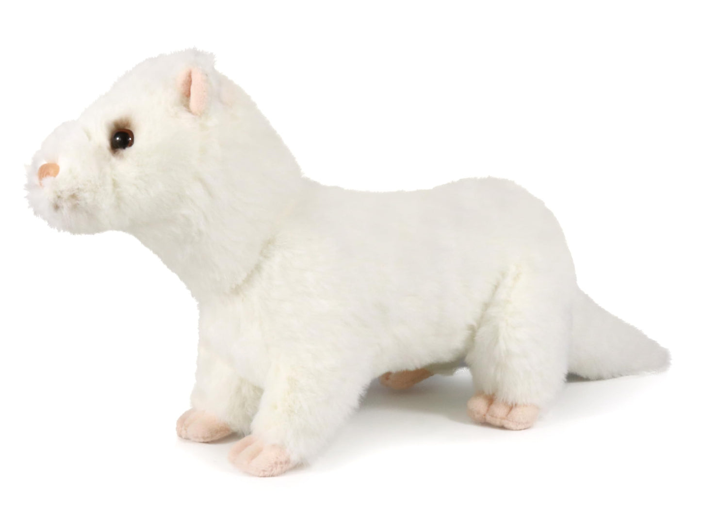 Ice King Bear Ferret Stuffed Animal Plush Toy 12 Inches (White)