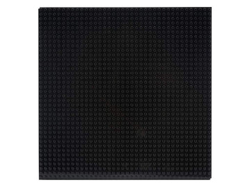 Slabdreamlab 12'X12' Slab Lite Baseplate For All Major Building Bricks And Blocks (Black, Single)