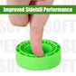 Injora 4Pcs Silicone Rubber Inserts For 64 * 24Mm 1.3'' Tires(Green)
