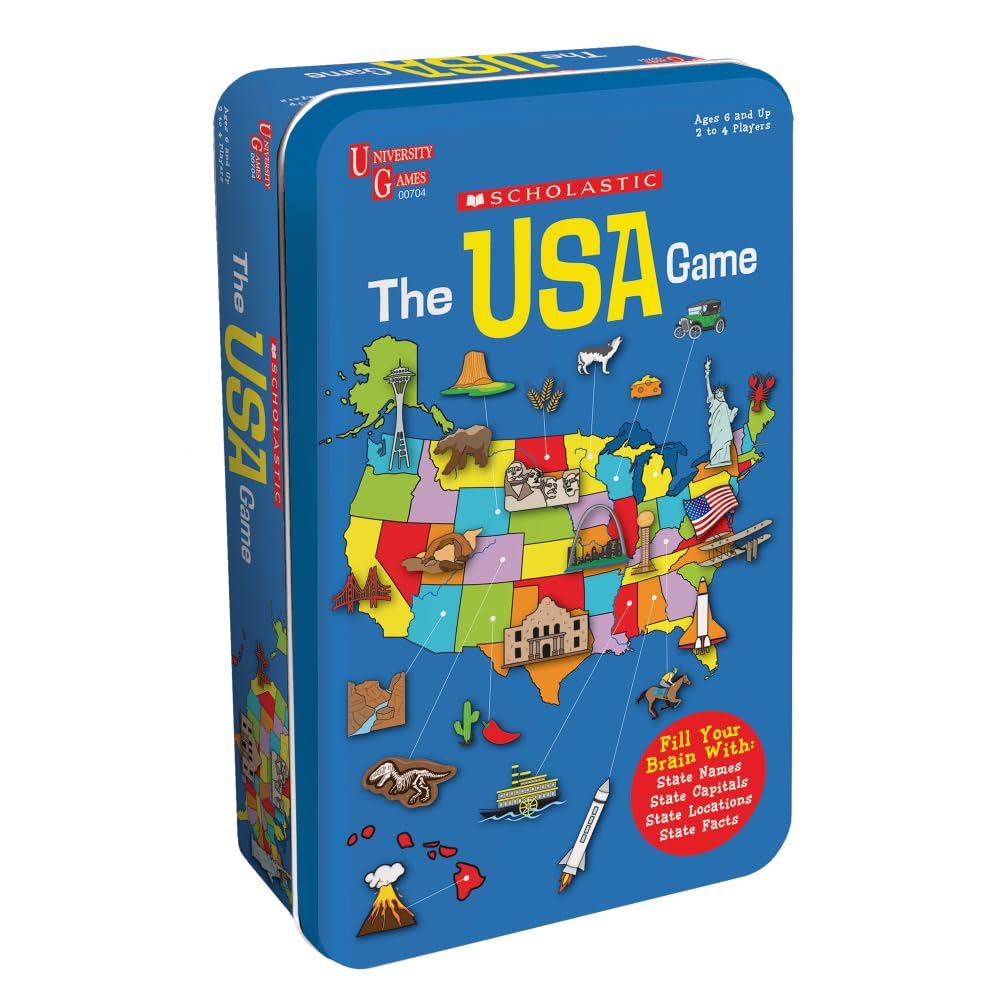 The Scholastic Usa Game Tin,72 Months To 1188 Months