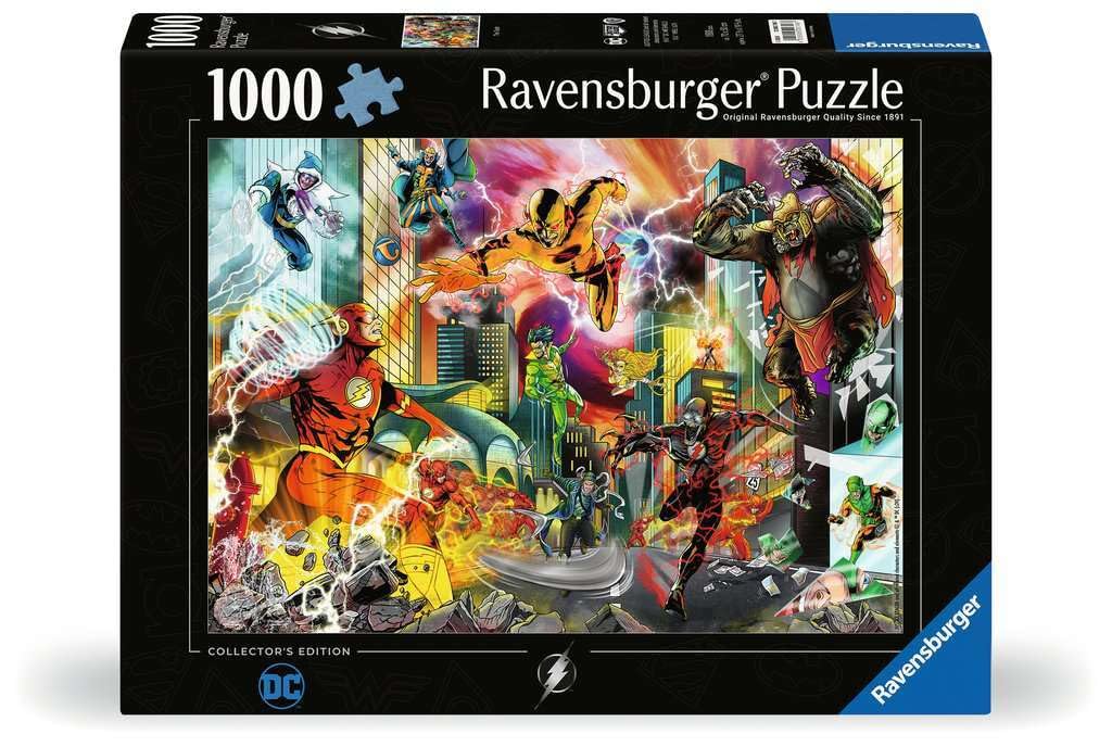 Ravensburger The Flash 1000 Piece Jigsaw Puzzle - Handcrafted Cardboard, 27 x 20 inches, Multi Color, Model 12000748, Made in Germany