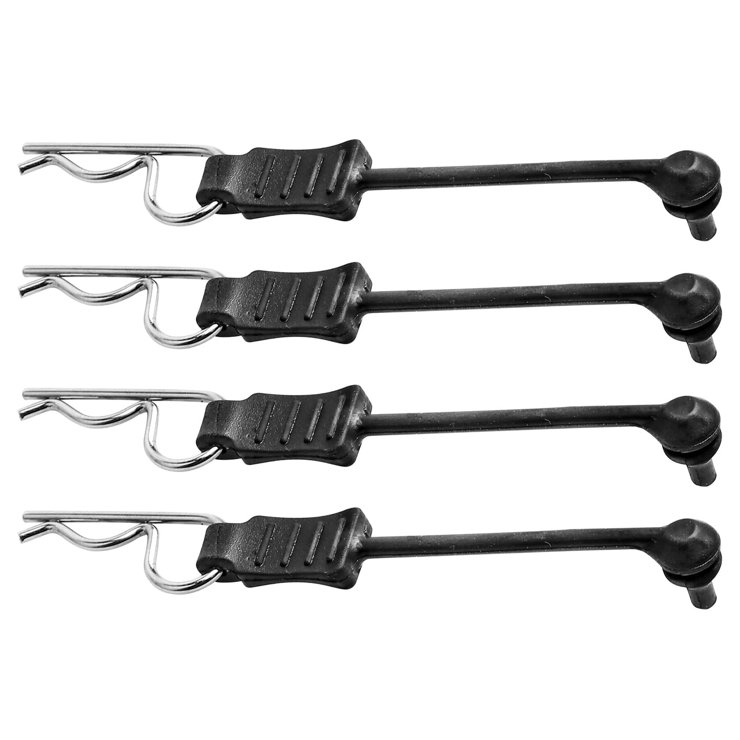 20Pcs Hobbypark Universal Rc Car Body Clips And Pull Tabs Retainer R Pins For 1/10 Traxxas Arrma Axial Losi & All 1/8 Redcat Hpi