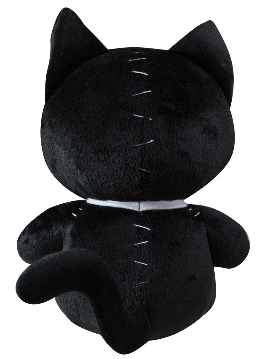 Summit Collection Furrybones Black Cat Mao Mao Wearing White Bow Tie Plush Doll
