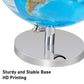 Eolivees 9'' Globe For Children World Globe With Stand Rewritable Easy-Read High Clear Map Earth Globes For Adults, Educational
