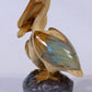 Sc Hand Painted Twin Pelican Bird Lovers Figurine 5.25'