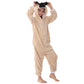 Lobujou Animal Hooded Costume For Kids Boys Girls Flannel Onesie Halloween Cosplay One Piece Pug Dog 130