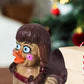 Jabubeagup Unique 3D Printing Duck, 3 Inch Gothic Satanic Duck, Cyberpunk Resin Punk Ducks, Funny Duck Toys, Gifts For Friends B