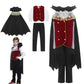 Eozy Kids Boys Halloween Vampire Costume Child Vampire Noble Dracula Role Play Dress Up Cosplay Party Clothes