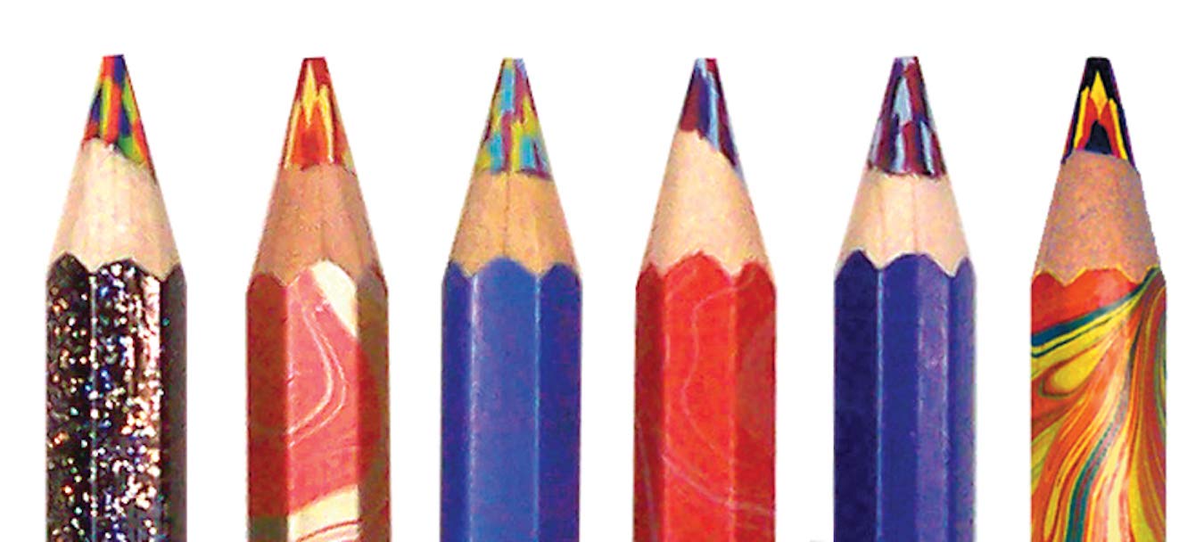 Koh-I-Noor Magic FX Pencils, 5-Pack - Neon Colors, Model FA3405.5BC, Pigment Material