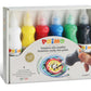 PRIMO Tempera Paint Bottle Set, 75ml, 6-Colors, Classic, Non-Toxic, Washable, for Young Artists