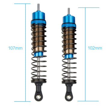 HOBOHY CW01 Oil Shocks Absorber Damper Kit for Tamiya RC Car CW-01 Lunch Box Midnight Pumpkin Chassis Upgrade Parts