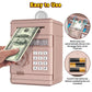 Juneu Piggy Bank For Kids,Electronic Money Bank Toys For Ages 5 6 7 8 9 10 11 12 13,Birthday Gifts For Girls And Boys(Rosegold)
