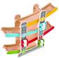 Hape Oddler Toys For 1 2 Year Old Boy & Girl Gifts Wooden Race Track Car Ramp Racer With 4 Mini Cars