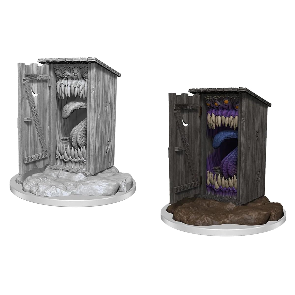 WizKids D&D Nolzur's Marvelous Unpainted Miniatures Giant Mimic, Gray, Plastic, Model 634482904886