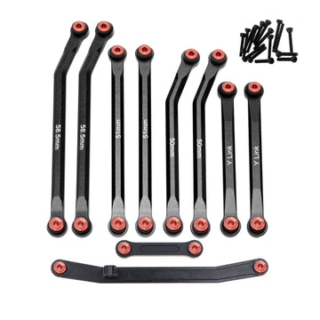 CODA RACING High Clearance Links Set Steering Rod Tie for AXIAL 1/24 SCX24 AXI00001 C10 AXI00002 Wrangler JLU AXI00006 Bronco Up