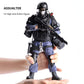 YEIBOBO 12 Inch SWAT Team Action Figure - Highly Detailed Plastic Multi-color Assaulter