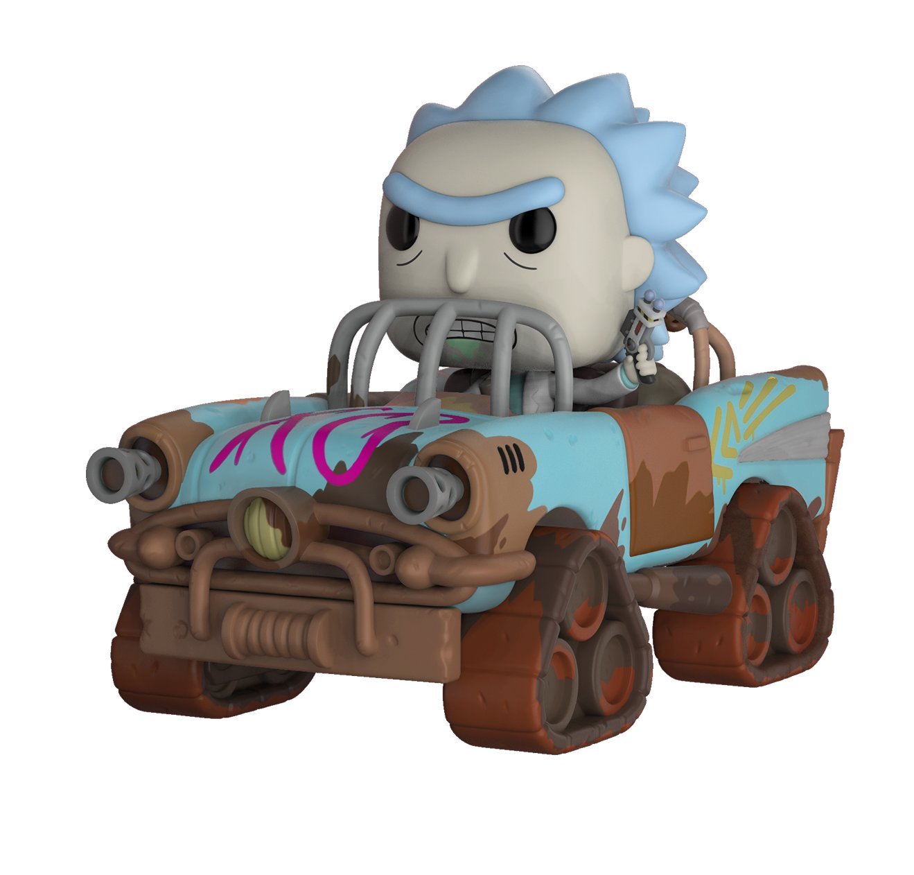 Funko Pop! Rides Mad Max Rick Collectible Figure - Vinyl, Multicolor, Standard Size, Model 28456