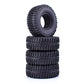 Wonfast 4Pcs Rc Crawler 100Mm Rubber Tires 1.9 Inch Wheels Tyres Set For 1:10 Rc Rock Crawler Car For Axial Scx10 D90 Tf2 Tamiya
