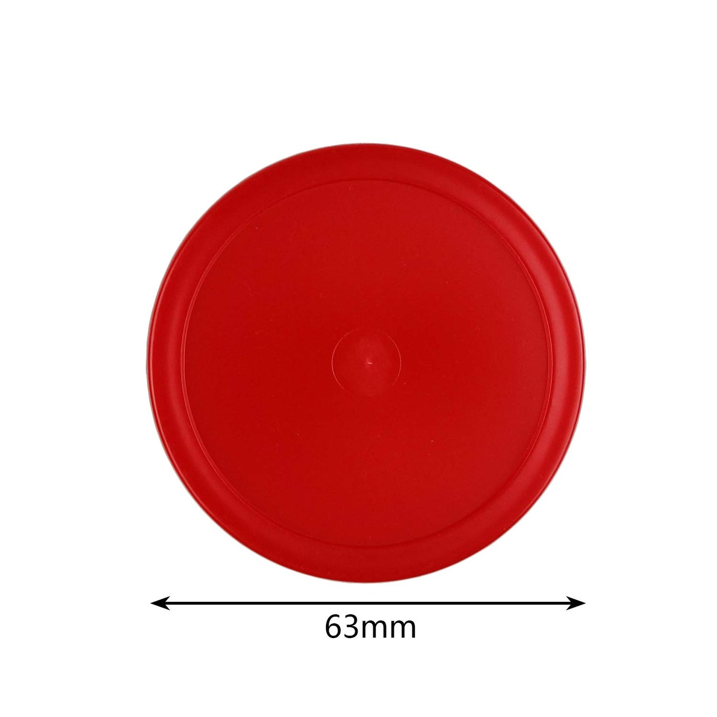 Kasteco 12 Pack 2.5 Inch Air Hockey Pucks For Small Size Table (Red Blue Green Black, 64X4 Mm)