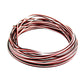 OliYin 50 feet 22AWG Servo Cable 3p Line for Futaba JR RC Servo Hobby Model Aircraft Model Wiring 60 corex0.08mm