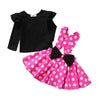 Baby Toddler Girl Polka Dots Fancy Dress Up Costume Birthday Party Tulle Dresses With Polka Dot Headband