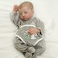 Charex Realistic Reborn Baby Dolls - Lifelike Therapy Doll 18 Inch Sleeping Newborn Real Baby Doll, Christmas Birthday Gift Set For 3+ Years Old Kids Girls Boy Toys