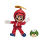 Super Mario 4-Inch Acation Figures Propeller Mario With Green Mushroom