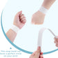 LovesTown 54PCS Slap Bracelets White, Party Slap Bracelets DIY Wrist Bands Bulk Blank Snap Band for Kids Birthday Party Favors S