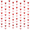 80 Heart Garland Red & Pink- Valentines Day Decoration, Hanging Hearts, Valentines Day Banner, Hanging Valentines Garland, Valen