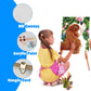 Wings Giant Framed Paint By Numbers Kit For Kids Ages 4-8, 8-12, Beginner Cartoon Dog Theme, Pre-Printed Acrylic Painting, (12 X