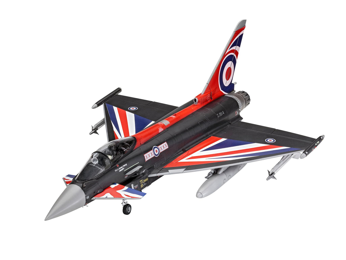 Revell RV03820 1:48-Eurofighter Black Jack, Unpainted