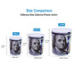 $100 Dollar Bill Piggy Bank 5 7/8'' Tall Coin Saving Money Currency Benjamin Franklin Tin Can Banknote Jar (1 Pack, 7 1/4'' X 4