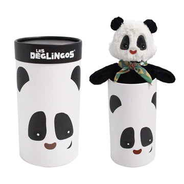Les D   Glingos Deglingos Big Simply Rototos - Panda In Box Plush Toy Black