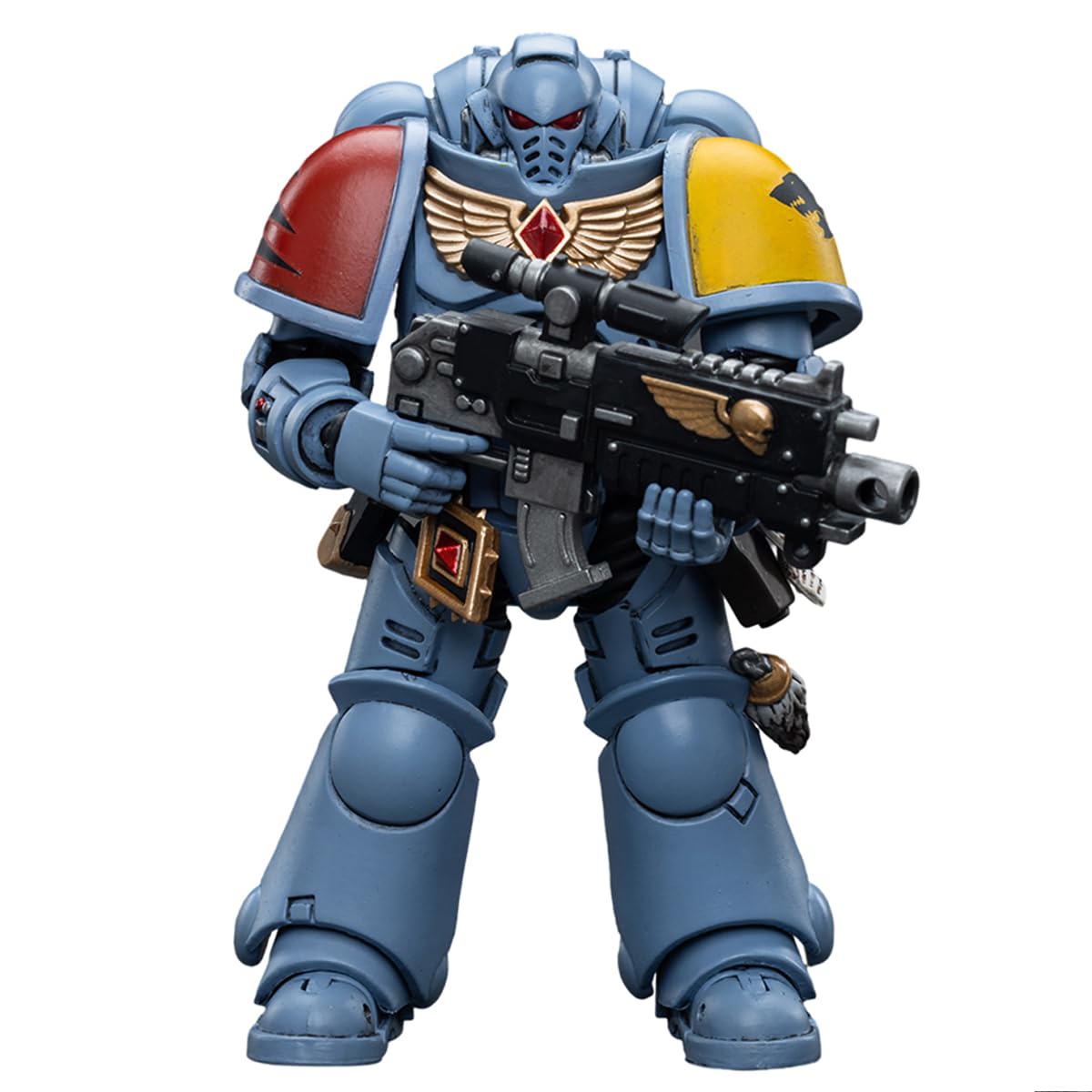 JOYTOY Warhammer 40 000 Action Figure  Space Wolves Intercessors  4.2inch 1/18 Warhammer 40K Collection Model for Unisex  mature-themed  Christmas  Birthday Gifts  Ages 15 and Up