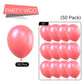 Partywoo Watermelon Pink Balloons, 50 Pcs 12 Inch Dark Pink Balloons, Watermelon Pink Balloons For Balloon Garland Or Balloon Arch As Birthday Party Decorations, Baby Shower Decorations, Pink-Q11