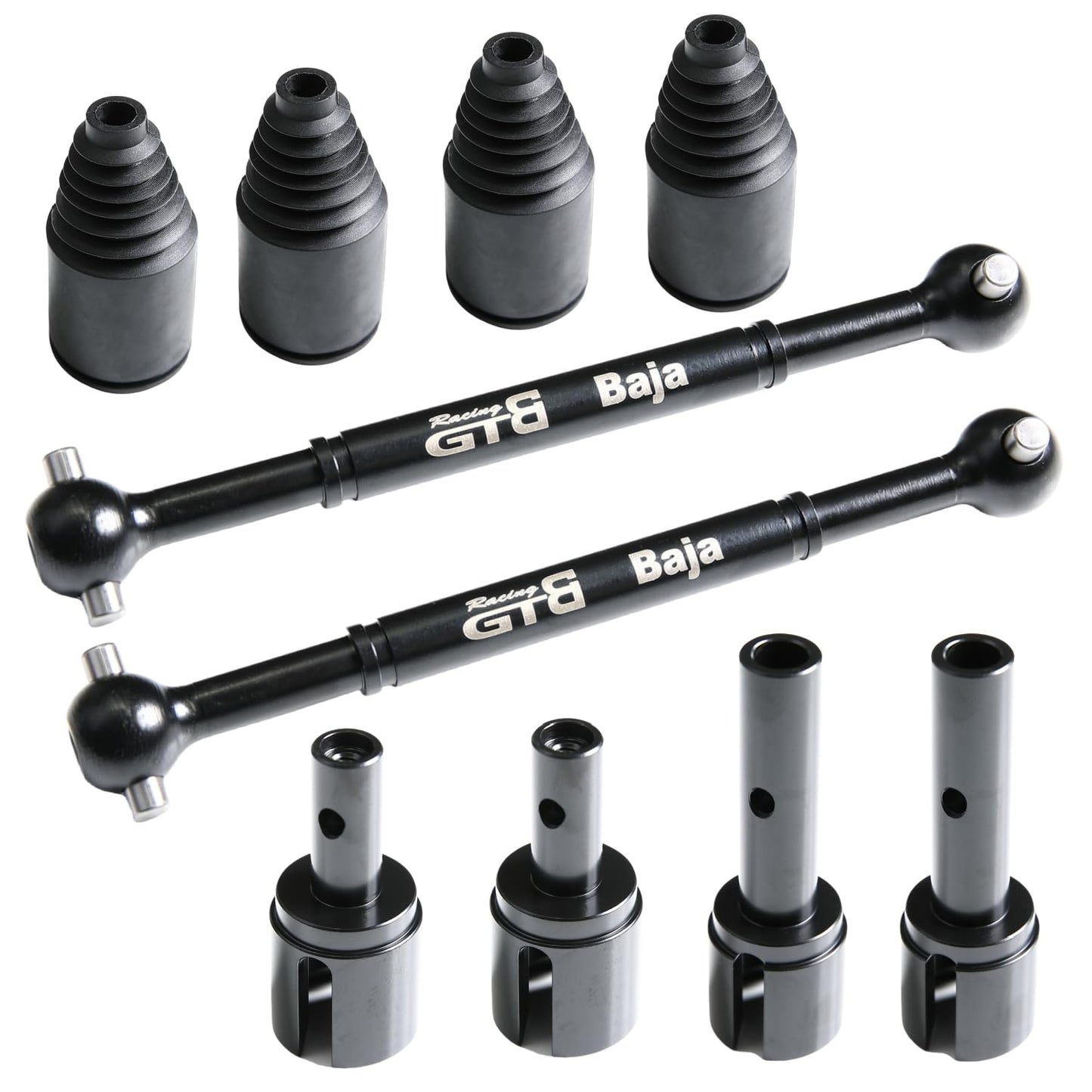 GTBRacing Metal Steel Driveshaft Strengthen Dogbone with 5mm Pin for 1:5 RC Car Car 1/5 HPI Baja 5B ss 5sc