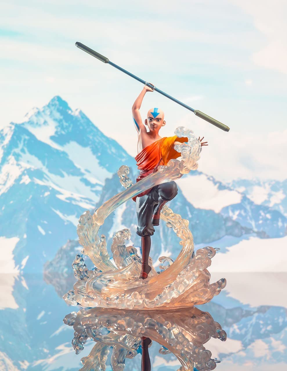 Diamond Select Toys Avatar Aang PVC Figure, 11 inches, Multicolor, Model APR202646