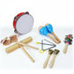 Ecomistiq14 Pieces Hand Percussion Assortment Early Music Education Toddler Percussion Playset Variety Pack Rhythm Instrument Se