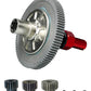 91T Spur Gear Slipper Clutch Set Upgrades Part Compatible with 1/10 Arrma Granite 4X4 550, Senton 4X4 550, Typhon 4X4 550, 91T 4
