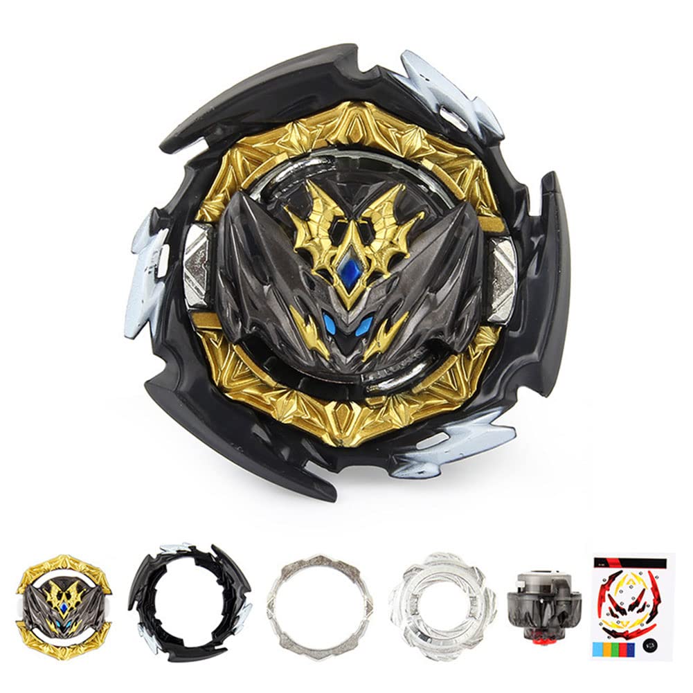 Konikiwa Battling String Bey Launcher  Dynamite Belial Top Burst Launcher Set  DB Launcher Left and Right Spin Launcher Compatible with All Bey Burst Series - Gray