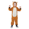 Sincere Party Tiger Onesie Novelty Tiger Jumpuit with EMB Face Costume for Kids L(8-10)