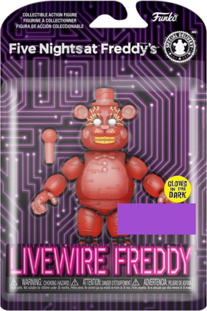 Funko Five Nights At Freddy 'S Livewire Freddy Action Figure Plush (Livewire Freddy Figure)