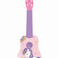 Lexibook, Unicorn, My First Guitar Unicorn For Children, 6 Nylon Strings, 21'' Long, Guide Included, Pink/Purple, K200Uni