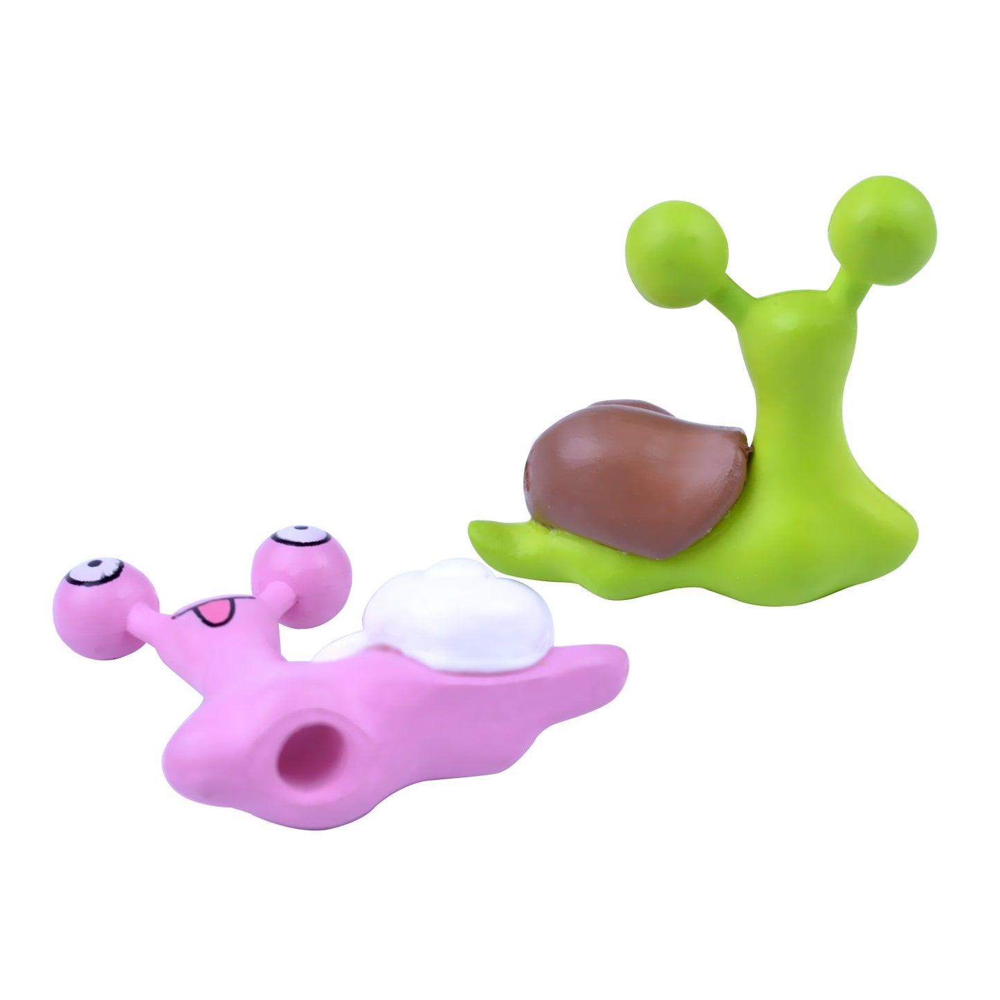 Bronagrand 10Pcs Garden Ornament Miniature Snail Figurine Resin Craft Fairy Dollhouse Decor Bonsai Plant Decoration